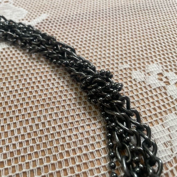 Vintage Rene Lezard Leather Chain Belt Originally 395$ Made in Germany 90 Medium main image 12